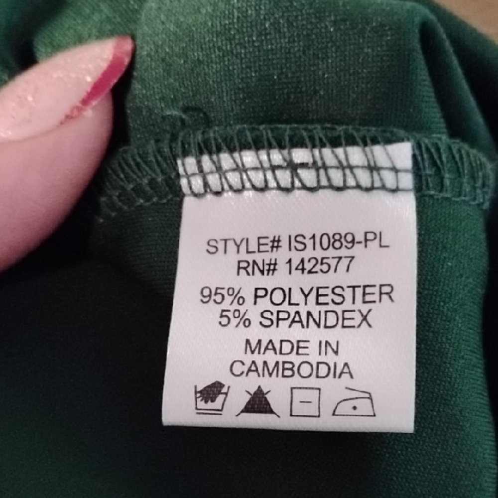 Iris Dark Green Pencil Skirt - Picture 5 of 5